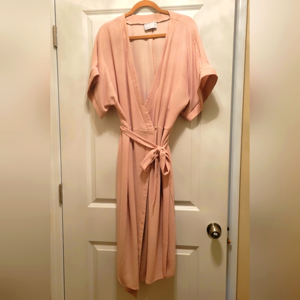 Asos Design Curve Wrap Midi Dree - image 1